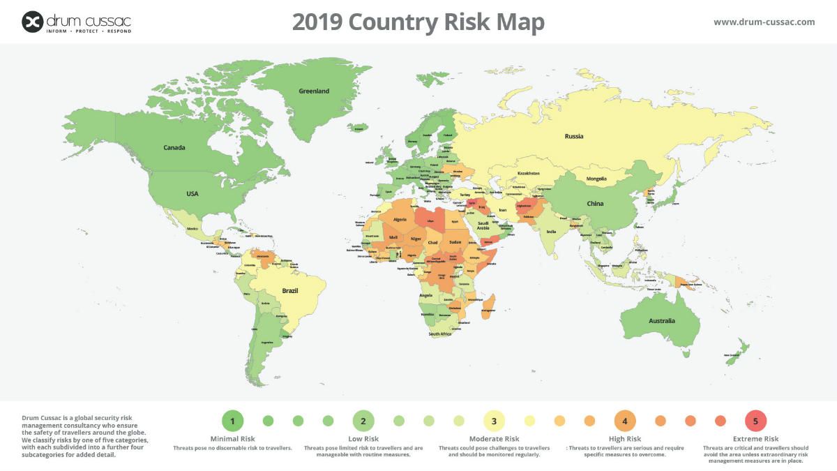 World Safety Map